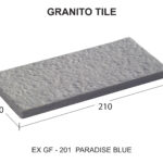 EX GF - 201 สีพาราไดซ์บลู