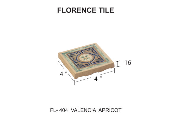 FL- 404 ลายวาเลนเซีย สีแอพริคอท