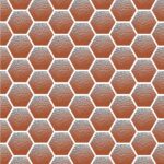 Hexa-METALIC-1050x1050-mm-สี-คอปเปอร์-ออกไซด์